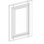 AB-EPWP2484D Decorative Wall End Door | TSG  Lait Grey Shaker