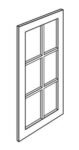 TQ-W1836MGD Wall Glass Door with Mullion and Clear Glass | TSG  Townplace Crema