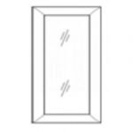 Wall Glass Door with No Mullion and with Clear Glass | AX-W3036BGD