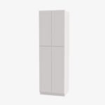AZ-WP3096B Four Door 30 Inch Tall Wall Pantry Cabinet with Butt Doors |  Champagne Maple Shaker