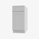 TW-B18 Single Door Cabinets 18 Inch Base Cabinet | Uptown White